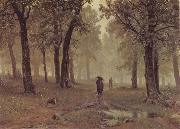 Ivan Shishkin Rain in an Oak Forest oil